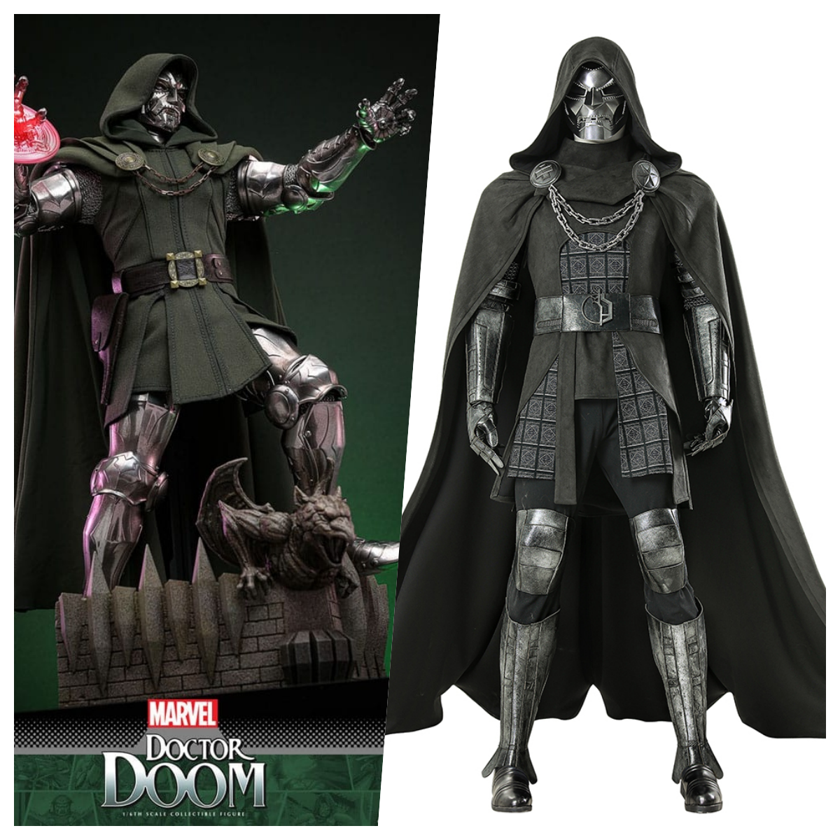Avengers 5: Doomsday Official Doctor Doom Full Costume Set - Premium Cosplay Outfit