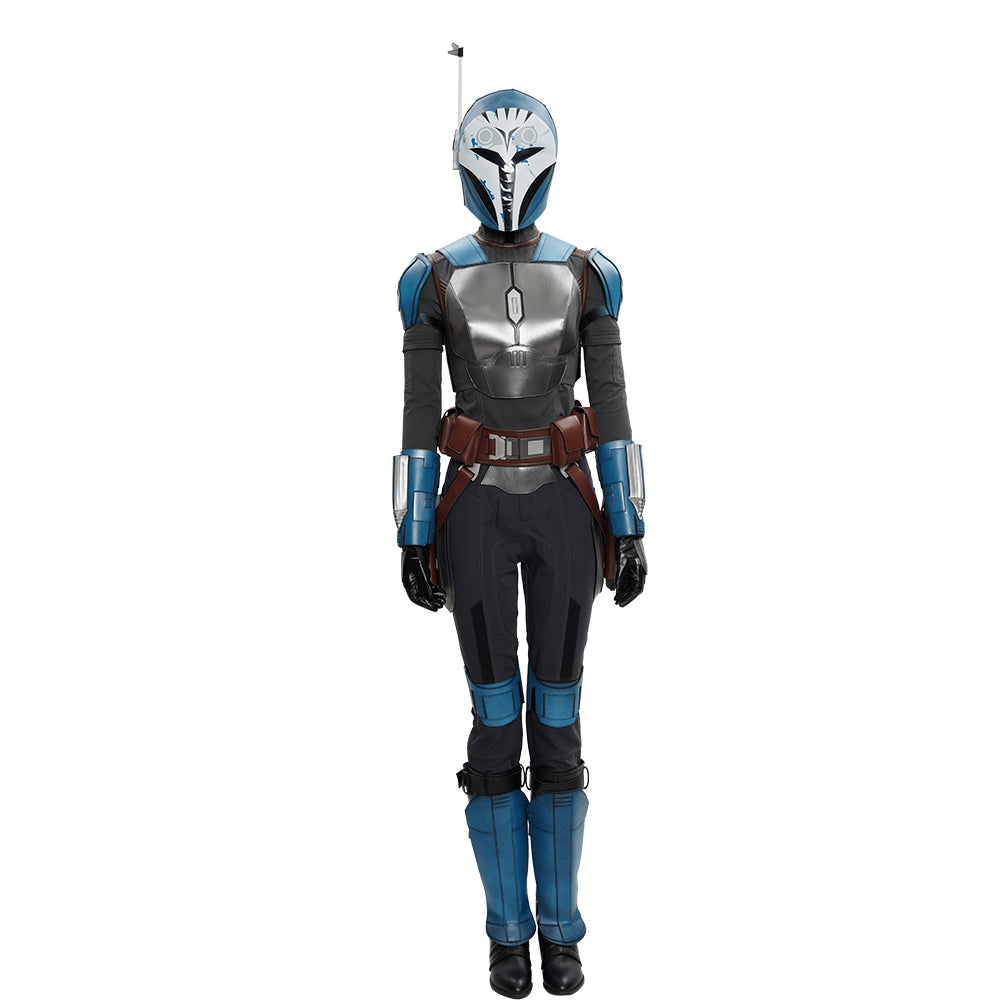 Disfraz de cosplay de Katan Kryze para mujer, inspirado en The Mandalorian
