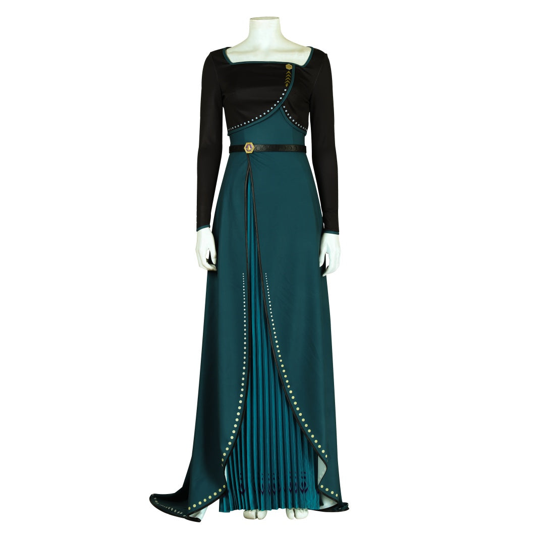 Frozen 2 Anna Coronation Princess Dress, Official Anna Cosplay Costume for Women Girls, Movie Character Outfit - Halloweez