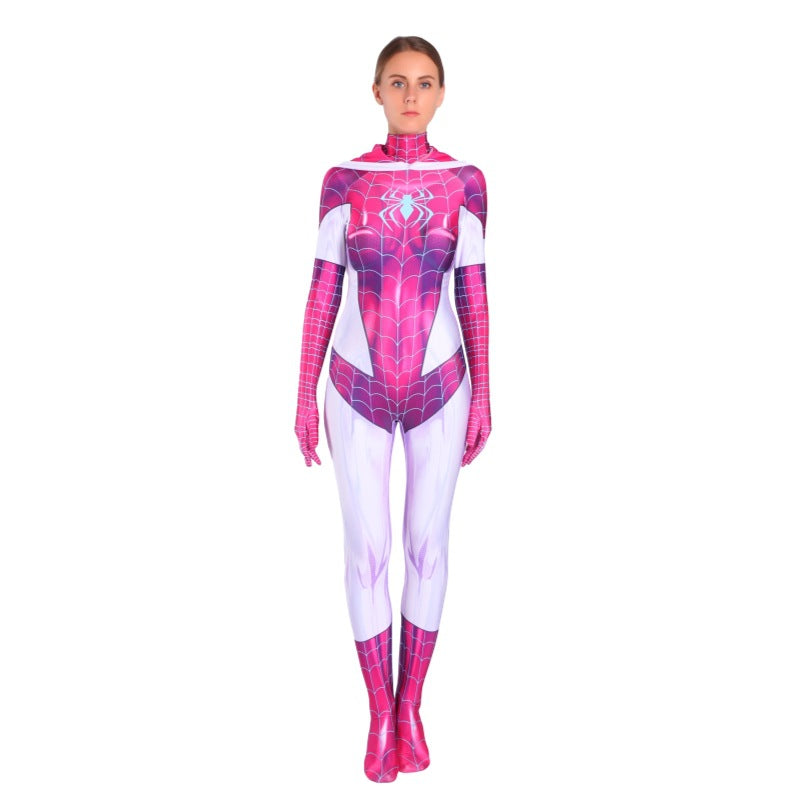 Spider-Gwen Cosplay Costume for Kids and Adults - Halloween Performance Suit - Halloweez