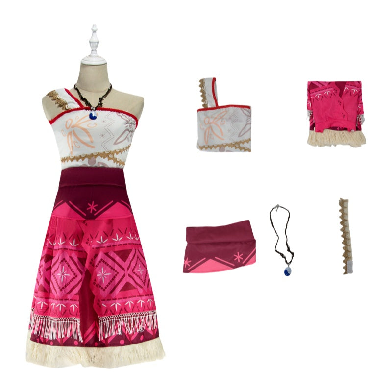 Moana 2 Princess Moana Cosplay Costume for Stage Performance and Role Play - Halloweez