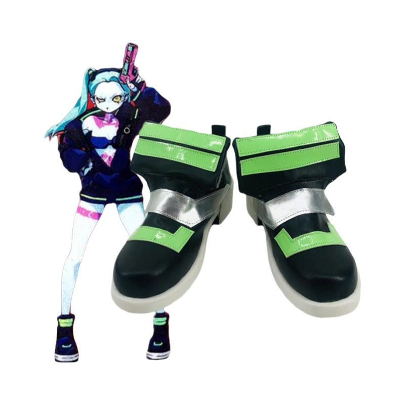 Cyberpunk Rebecca Cos Shoes for Comic Con Anime Cosplay - Halloweez