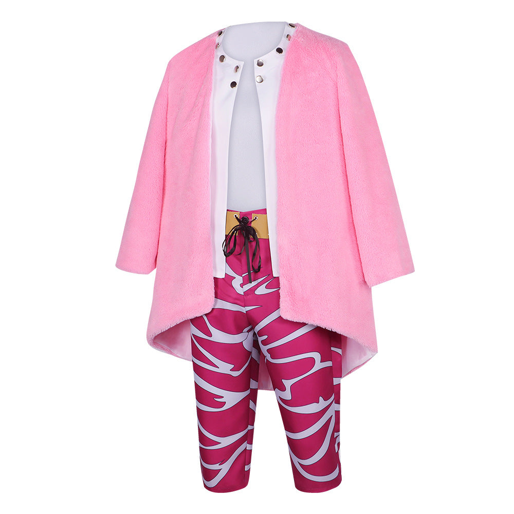 One Piece Donquixote Doflamingo Cosplay Costume for Halloween and Anime Events