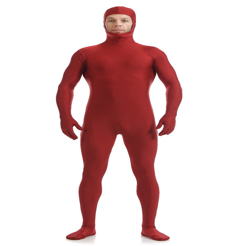 Ebay Sourced Lycra Halloween Christmas Performance Cosplay Full Face Cover Zentai Suit