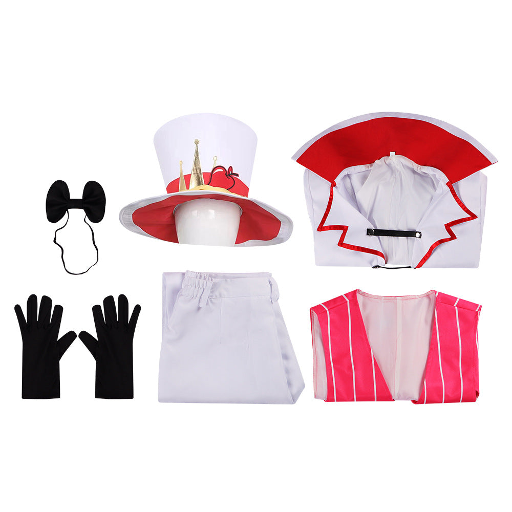 Hazbin Hotel Lucifer Cosplay Costume - King of Hell Halloween Performance Outfit