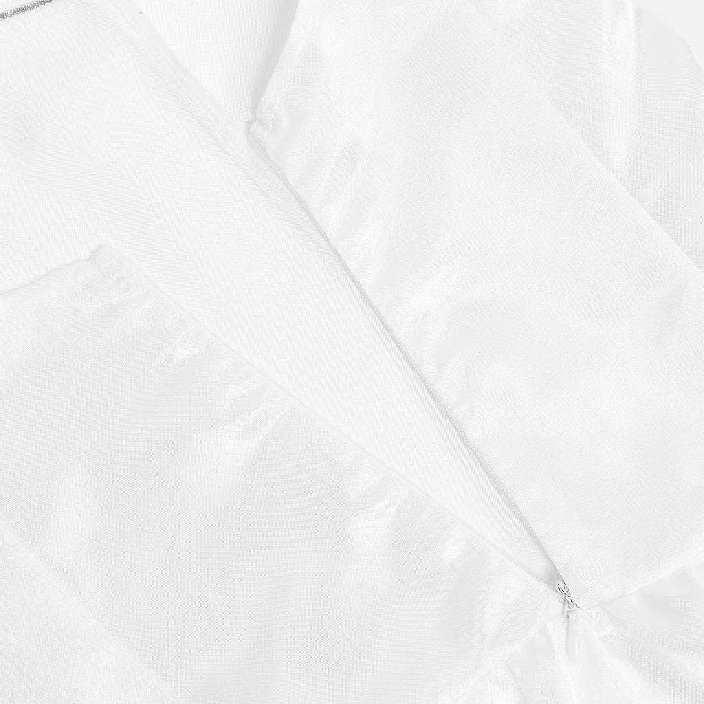 Halloween Joker 2: Dual Delusion Harley Quinn White Gown Cosplay Costume - Halloweez