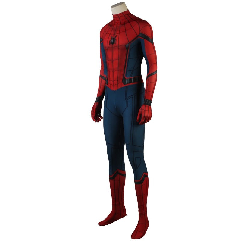 Halloweez Miles Morales Spider-Man Cosplay Suit - Superhero Zentai Bodysuit for Kids & Adults, Ideal for Halloween