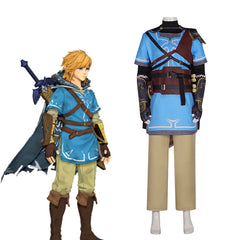 Legend of Zelda Breath of the Wild Tears of the Kingdom Link Cosplay Costume - Game Character Performance Outfit