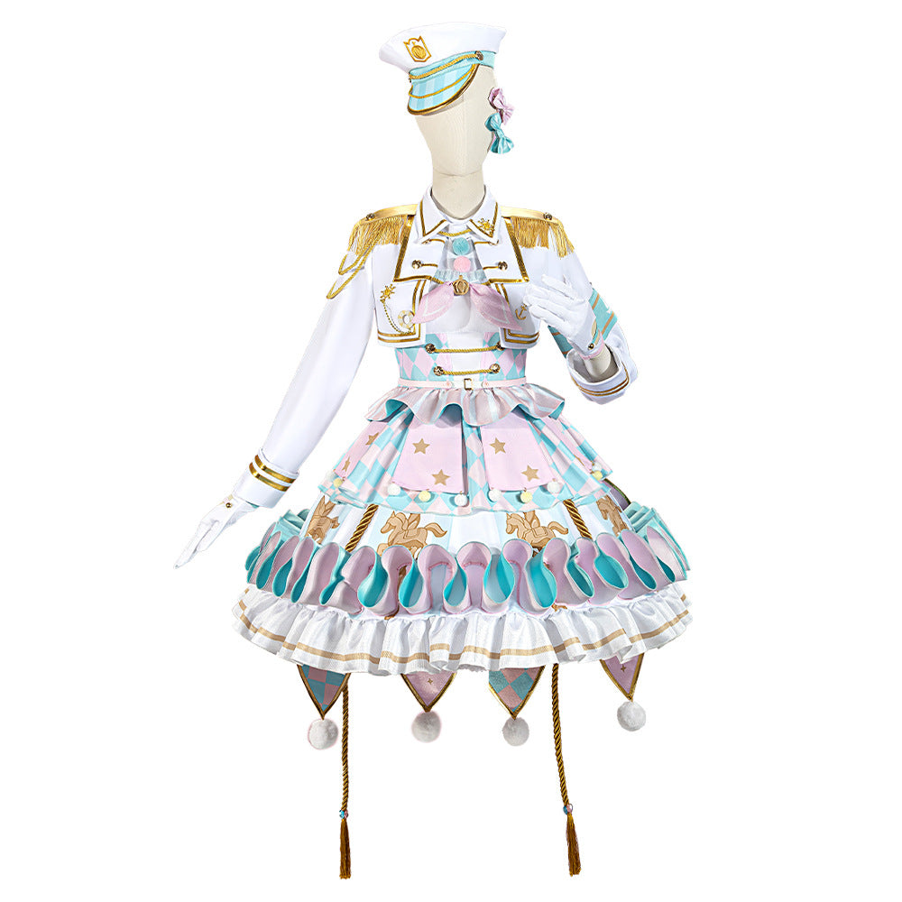 Bangdream Kokoro Tsurumaki Cosplay Costume Anime Game Dress Outfit - Halloweez