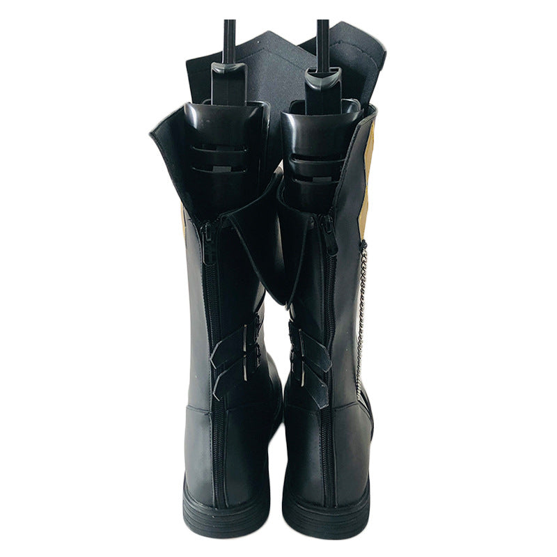 36 Genshin Impact Tartaglia (Childe) Cosplay Boots - Authentic Cos Shoes for Game Fans - Halloweez