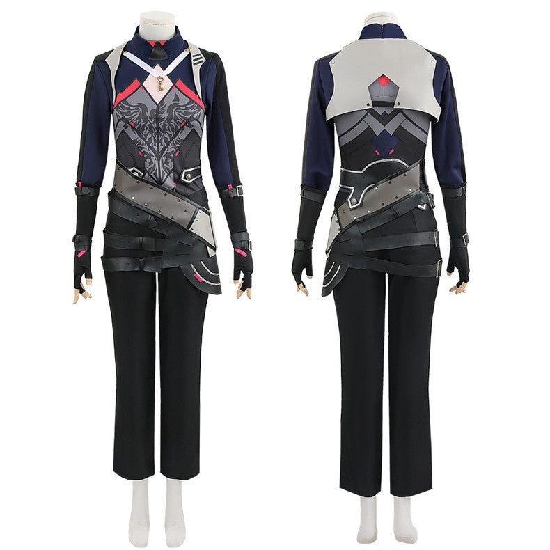 Rainbow vtuber Lauren Iroas Anniversary Anime Cosplay Costume Set - Nijisanji Collection - Halloweez