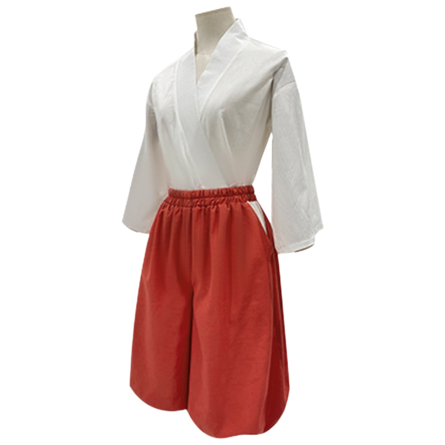 Spirited Away Chihiro Ogino Work Kimono Anime Cosplay Costume Outfit - Halloweez