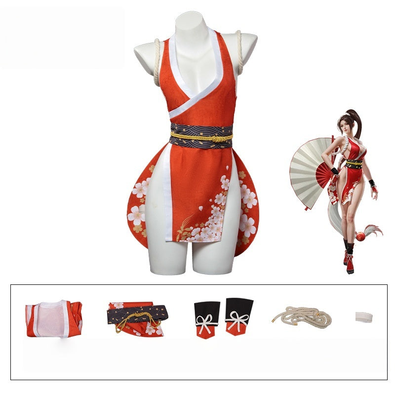 The King of Fighters Mai Shiranui Cosplay Costume - Anime Game Performance Outfit - Halloweez