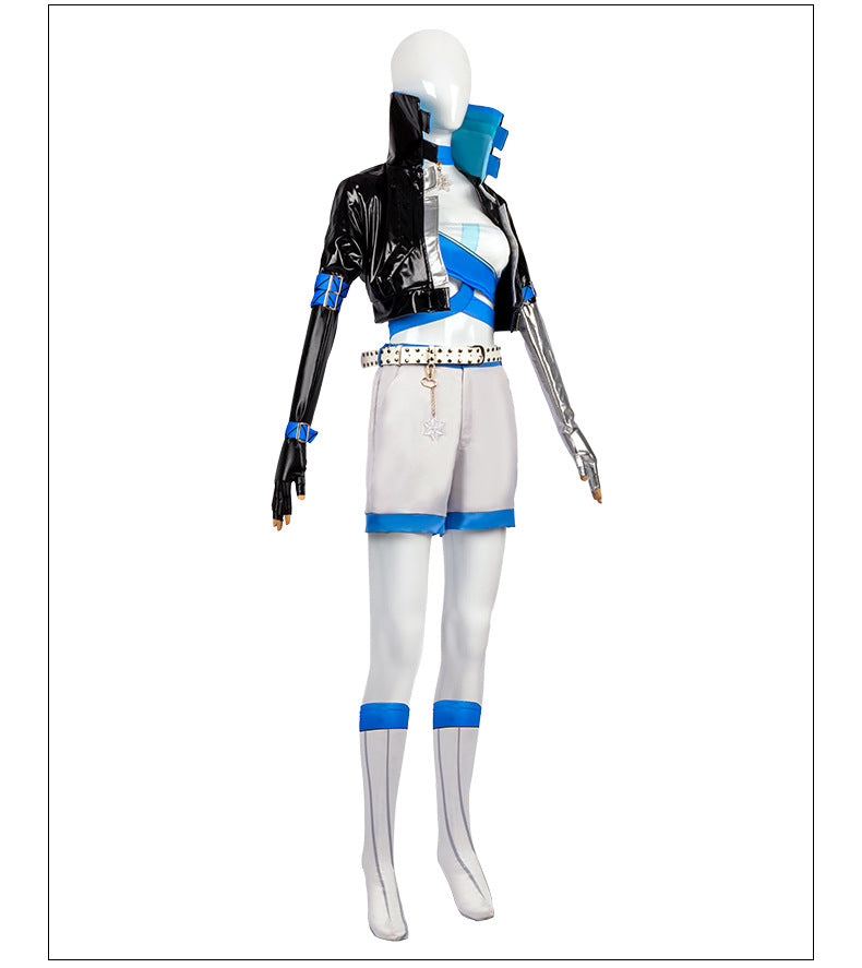 Marvel Contest 2D Anime Cosplay Costume - Ice Moon Flower Snow for Female - Halloweez