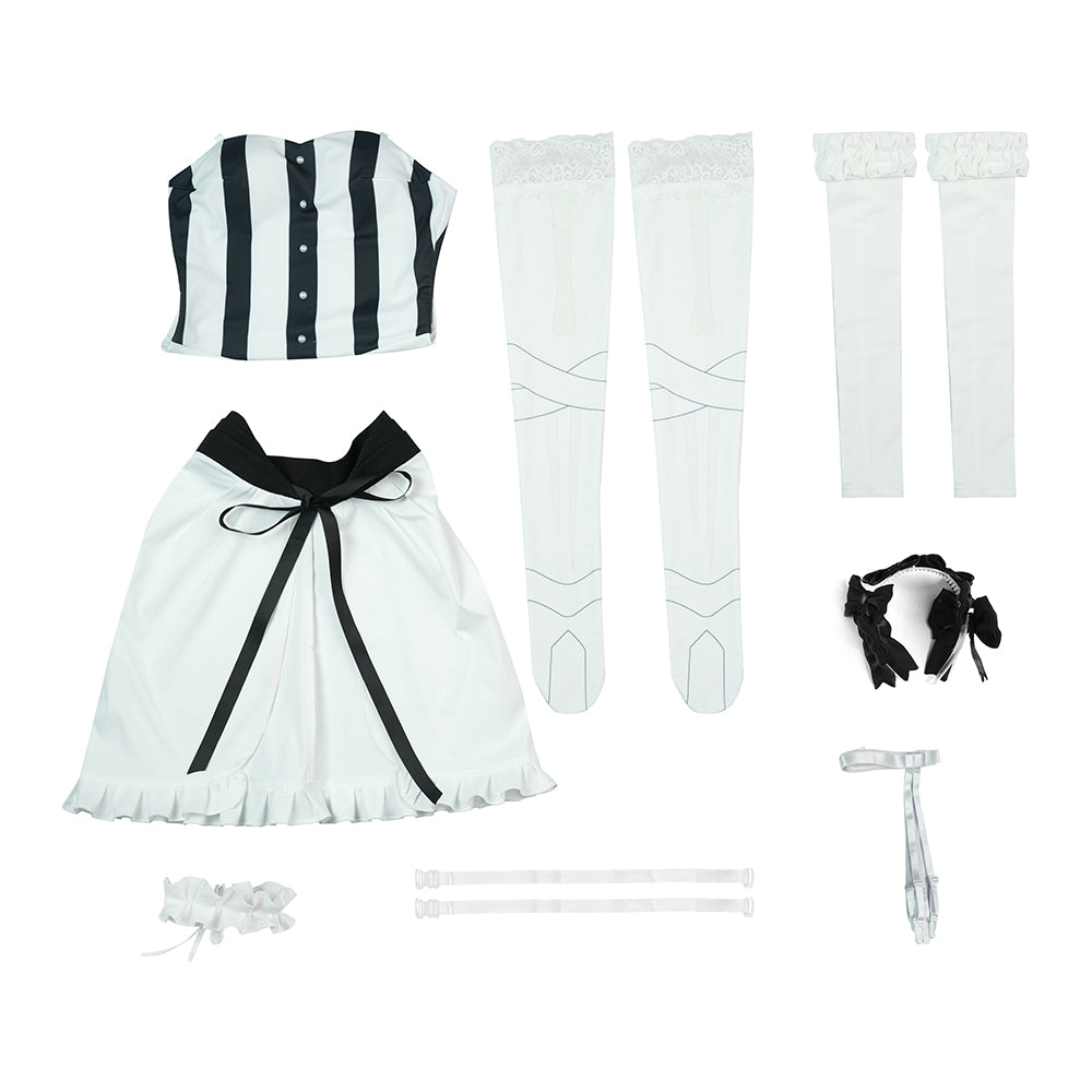 Fate/strange Fake Francesca Prelati Full Cosplay Costume, Complete Anime Outfit for Cosplay Party - Halloweez