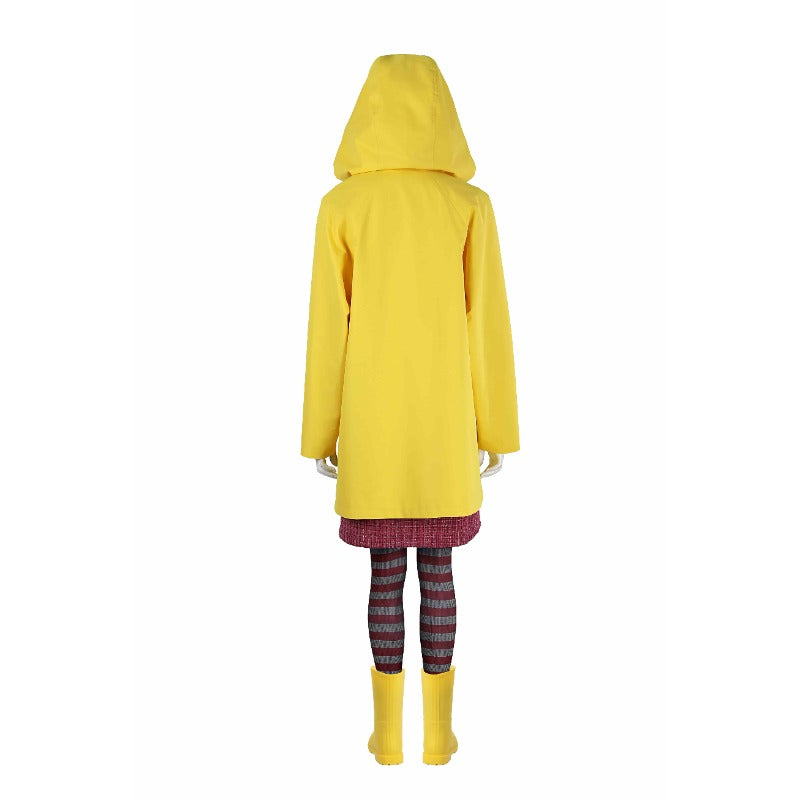 Halloweez Little Nightmares 2 Mono Six Cosplay Costume - Yellow Jacket for Halloween Party