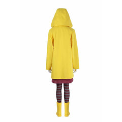 Halloweez Little Nightmares 2 Mono Six Cosplay Costume - Yellow Jacket for Halloween Party