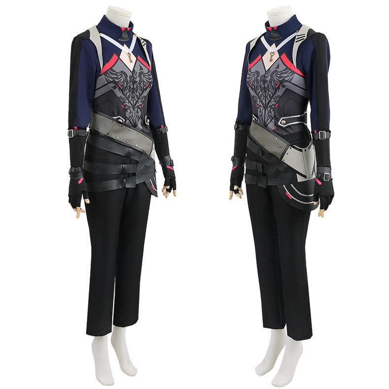 Rainbow vtuber Lauren Iroas Anniversary Anime Cosplay Costume Set - Nijisanji Collection - Halloweez