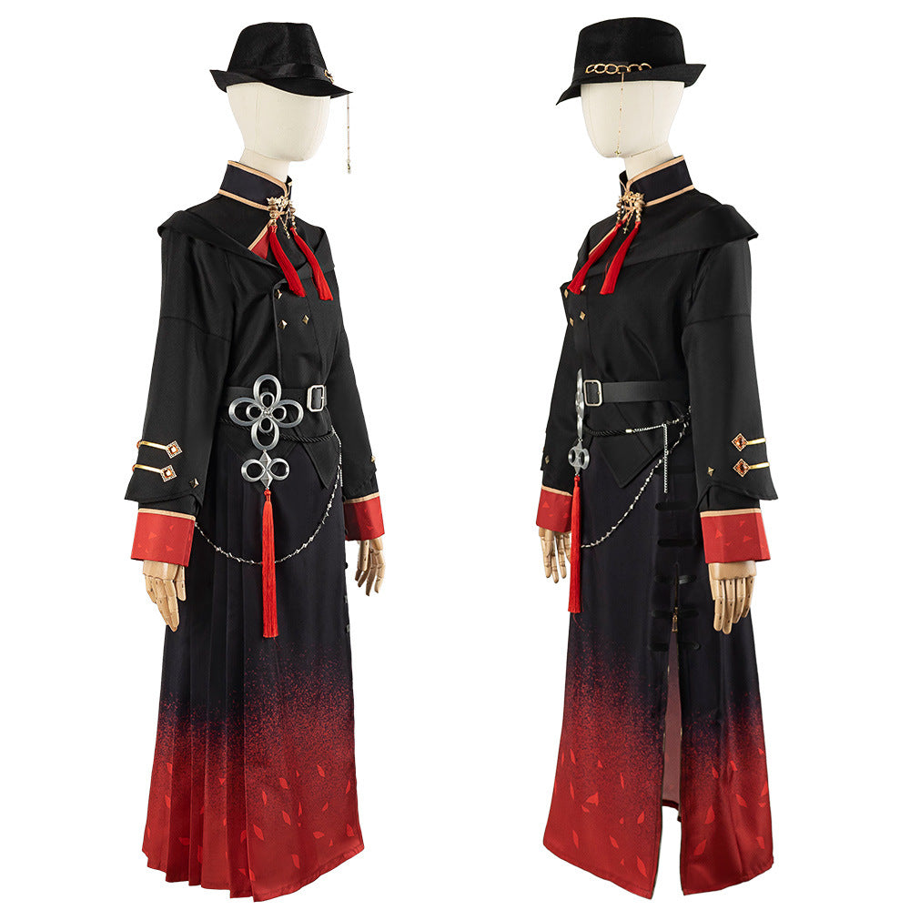 VTuber Star Street Comet Oriental Style Black Suit Anime Cosplay Female Set - Hoshimachi Suisei Hololive - Halloweez