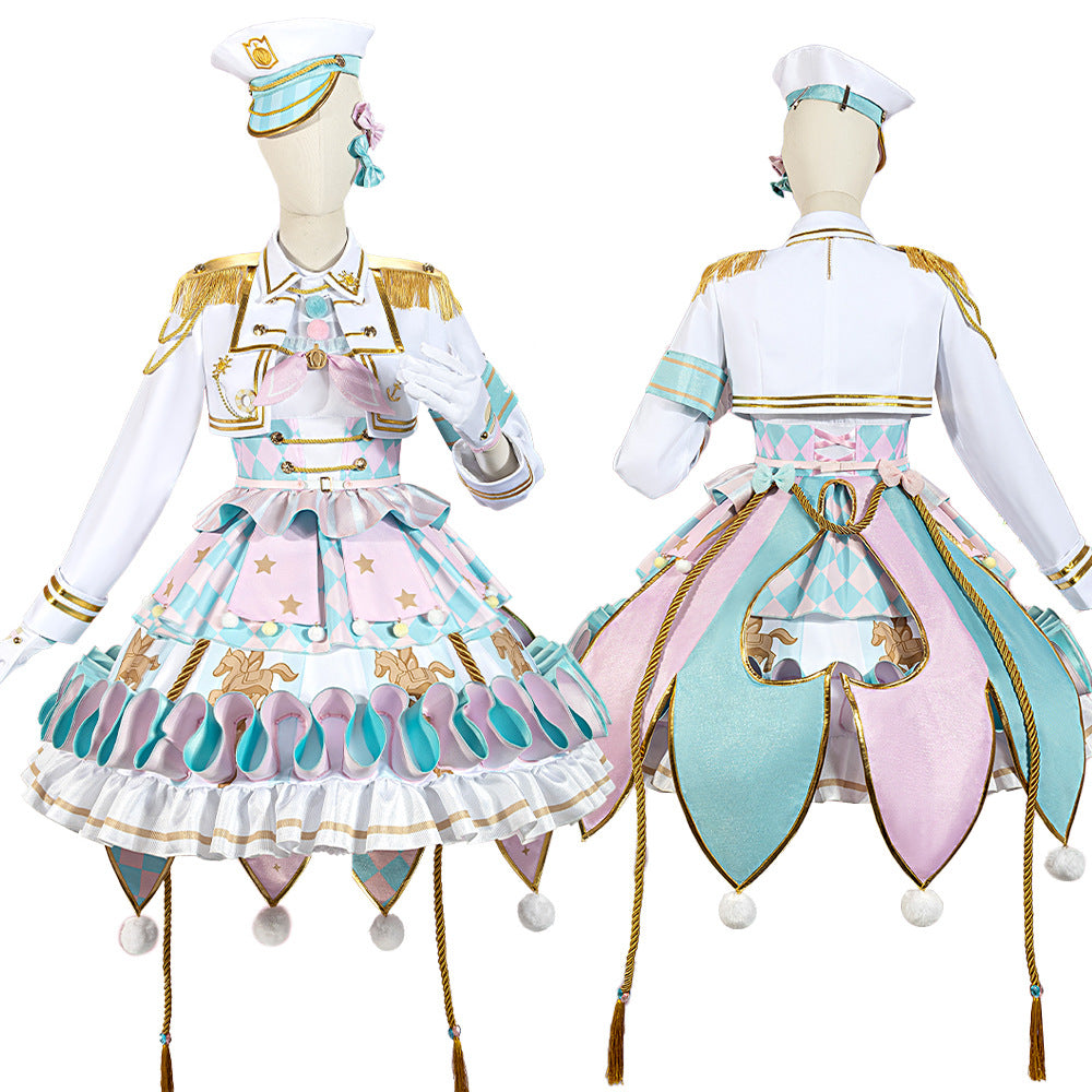 Bangdream Kokoro Tsurumaki Cosplay Costume Anime Game Dress Outfit - Halloweez