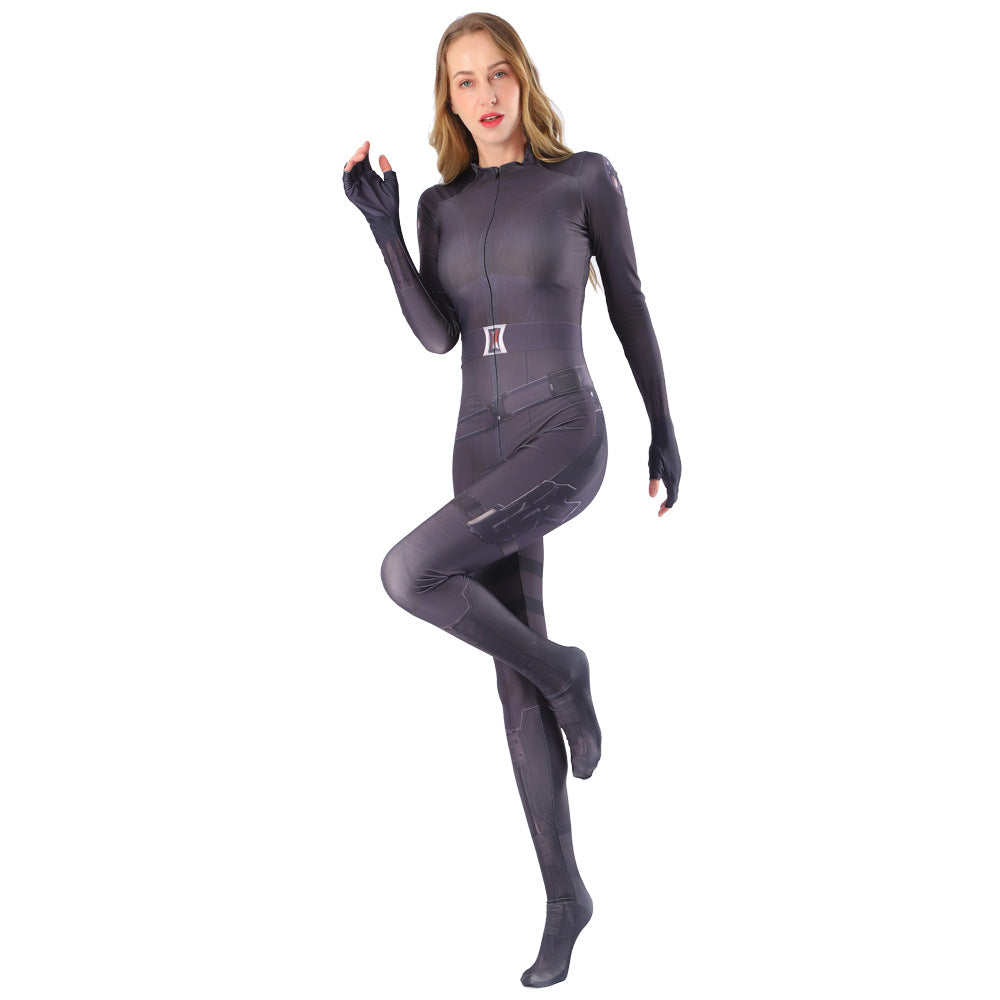 White Widow 3-in-1 Bodysuit Adult Kids Cartoon Costume COSPLAY Halloween Costume - Halloweez