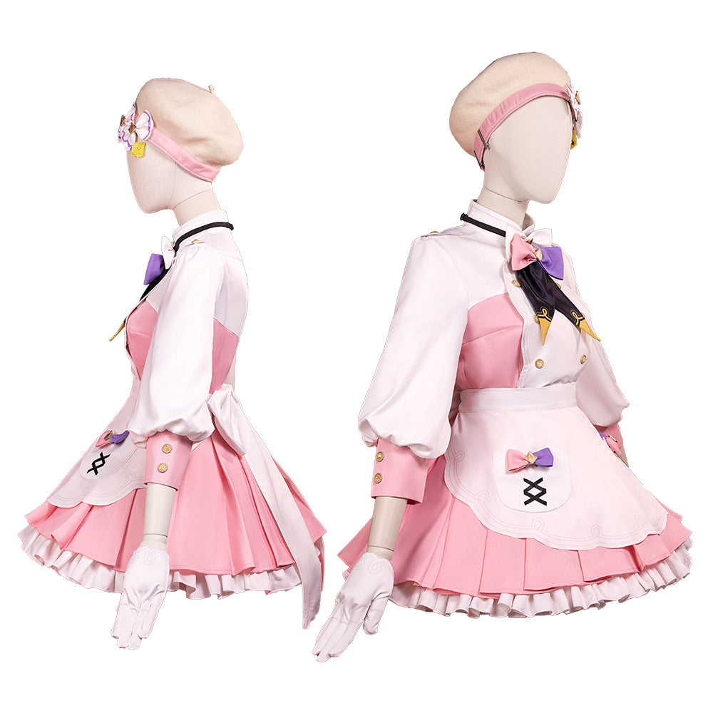 Rainbow VTuber Restaurant Speciale Berry Anime Cosplay Game Dress - High Quality Costume for Fans - Halloweez