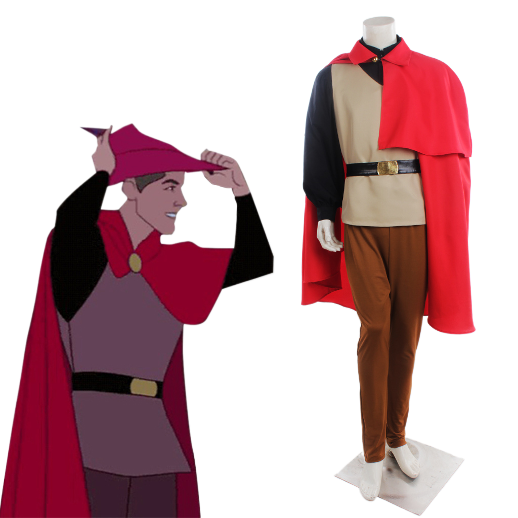 Disney Sleeping Beauty Princess and Prince Cosplay Costume Series | Aurora & Prince Phillip Couple Outfits - Coscosmos