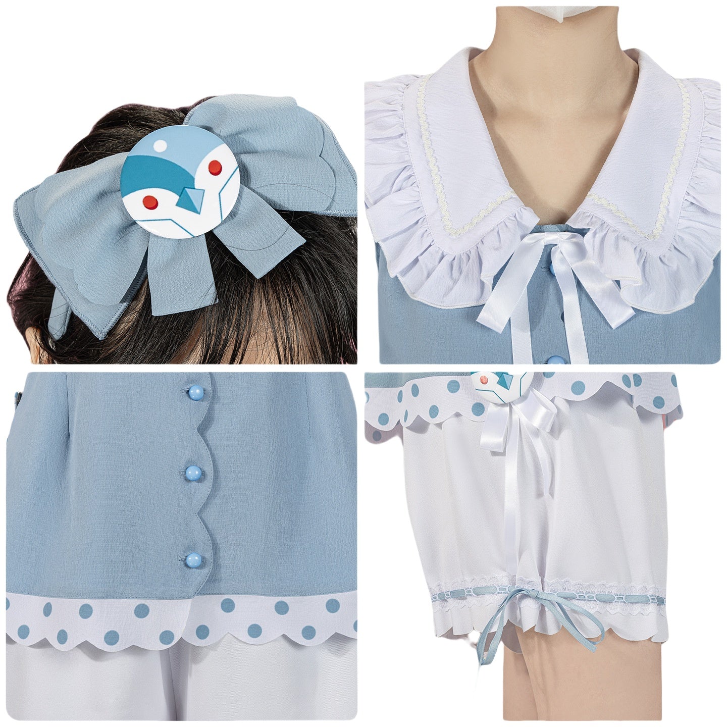 Bangdream Mygo Sleepover Party Takamatsu Tomori Cosplay Costume for Women - Halloweez