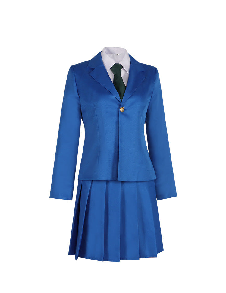 Detective Conan Kudo Shinichi Teitan High School Uniform Cosplay Costume Full Set - Halloweez