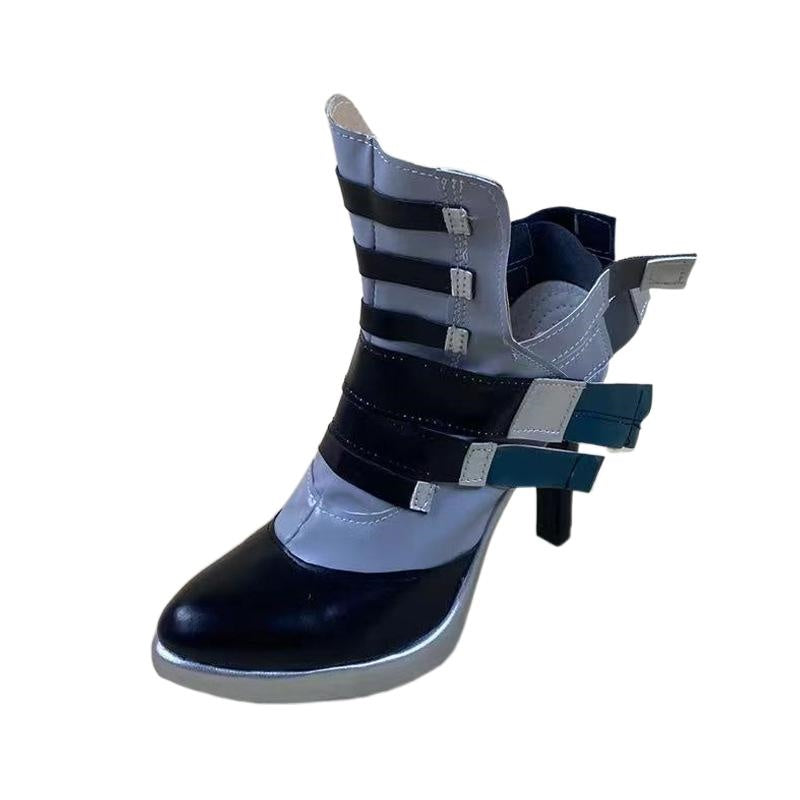 1832 Zenless Zone Zero Yuecheng Liu Cosplay Shoes for Anime Conventions - Halloweez