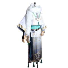 Vtuber Rainbow Agency Hero Group Cloud Flower Moon Transformed 2D Cos Anime Costume for Kazuki Hanamaru - Halloweez