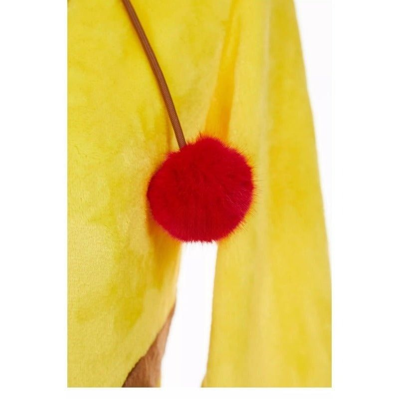 Super Cute Yellow Plush Anime Kigurumi Onesie - Soft and Adorable Animal Costume - Halloweez