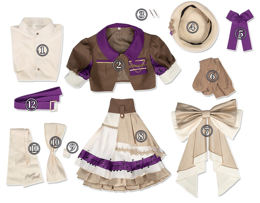 bangdream Ichigaya Arisa cosplay costume for women - BanG Dream! game character dress - Halloweez