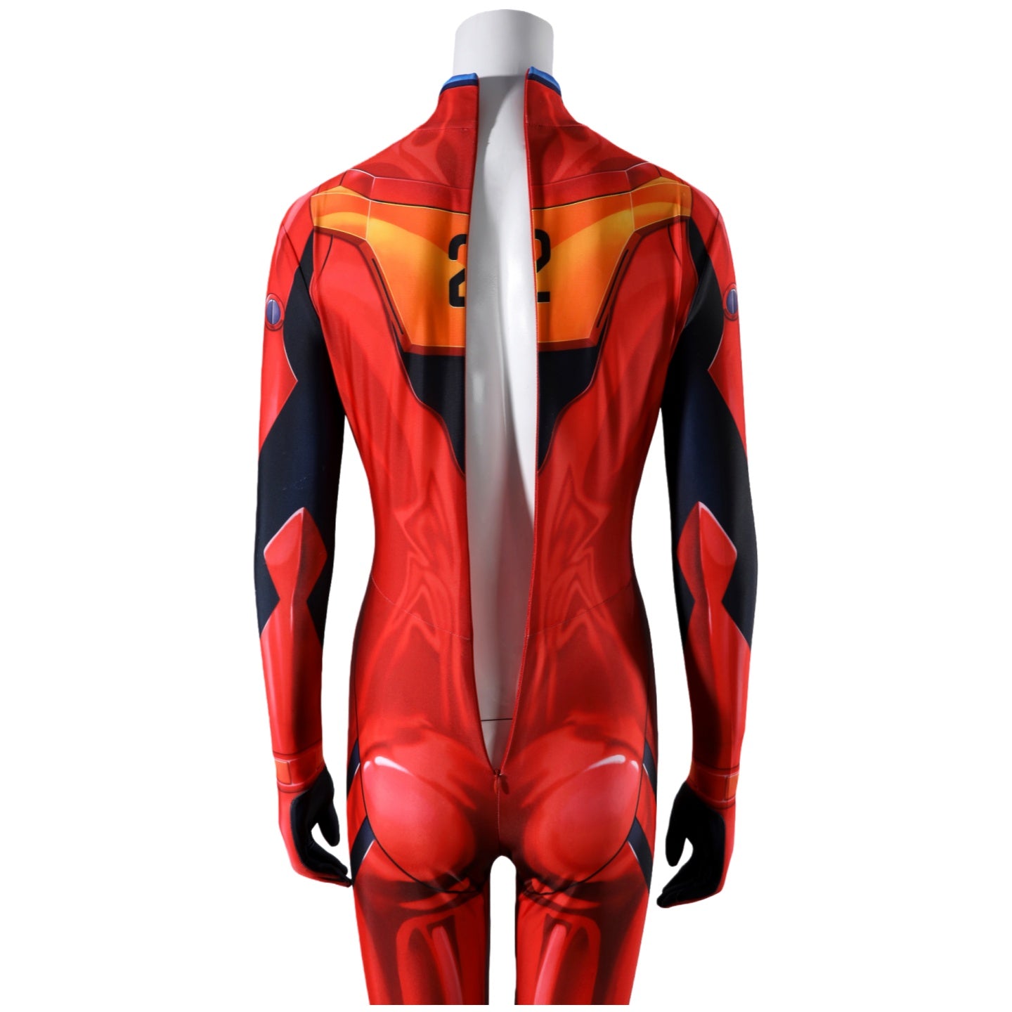 Neon Genesis Evangelion Asuka Langley EVA-02 Plug Suit Cosplay Costume - Halloweez