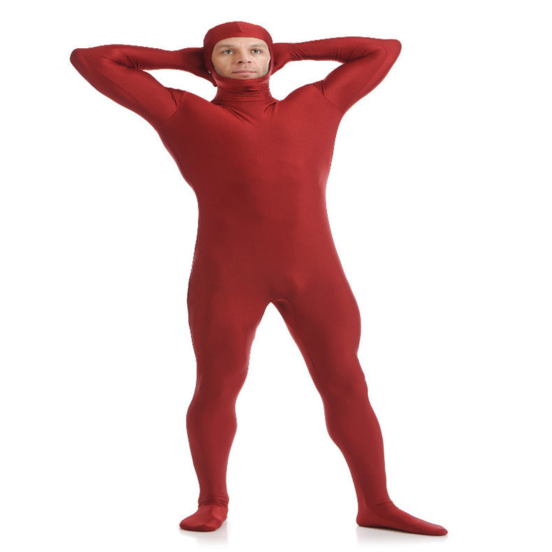 Ebay Sourced Lycra Halloween Christmas Performance Cosplay Full Face Cover Zentai Suit