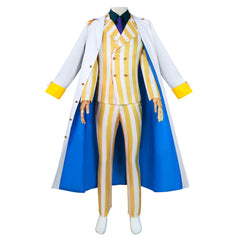 Yellow Monkey General Kizaru Cosplay Costume One Piece Gorosei Navy General Justice Navy Cos Suit