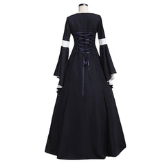 Chiffon Renaissance Medieval Dress Adult Women Gothic Lolita Victorian Ball Gown Dress Halloween Party Dress - Coscosmos