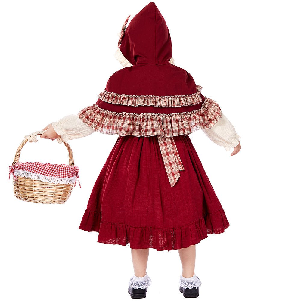 Halloweez Children's Red Riding Hood Costumes for June 1 Stage Play and Christmas - Halloweez