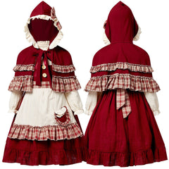 Halloweez Children's Red Riding Hood Costumes for June 1 Stage Play and Christmas - Halloweez