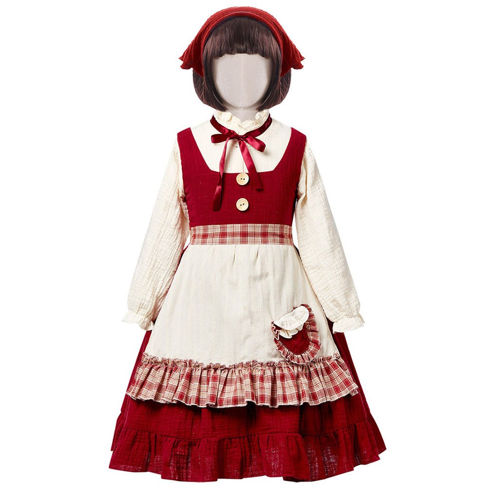 Halloweez Children's Red Riding Hood Costumes for June 1 Stage Play and Christmas - Halloweez
