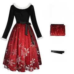 Halloweez Christmas Theme Printed Dress for Family Festive Celebrations - Halloweez