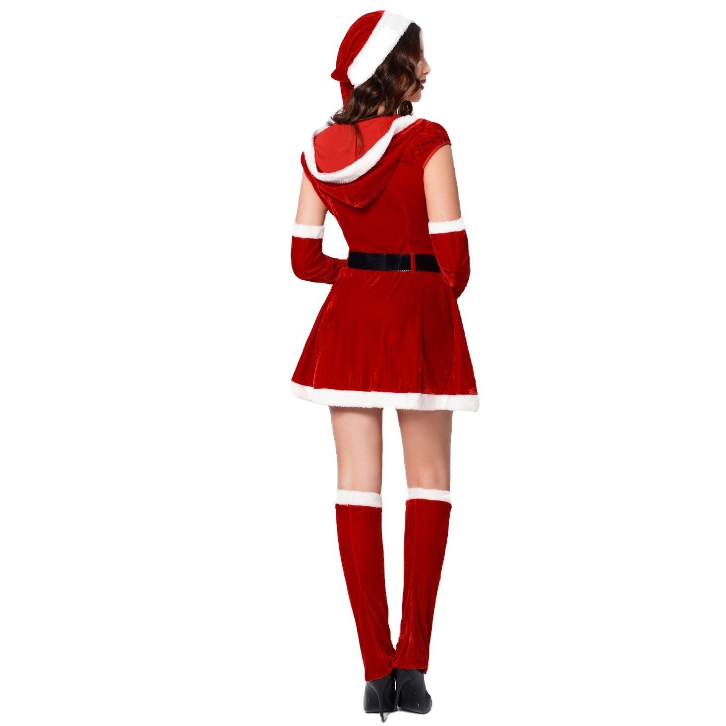 Stunning Halloweez Christmas Costume for Sexy Lady Stage Performance and Holiday Parties - Halloweez