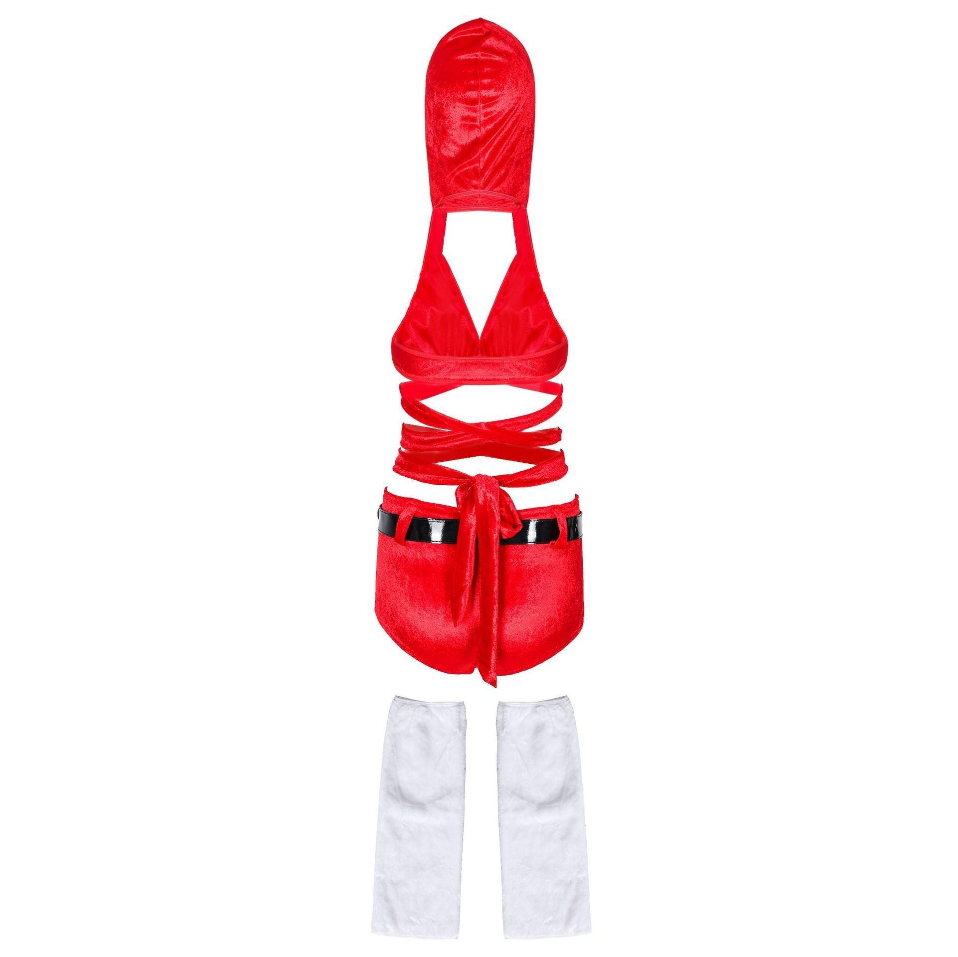 Halloweez Sexy Christmas Costumes - Festive Lingerie for Group Performances - Halloweez