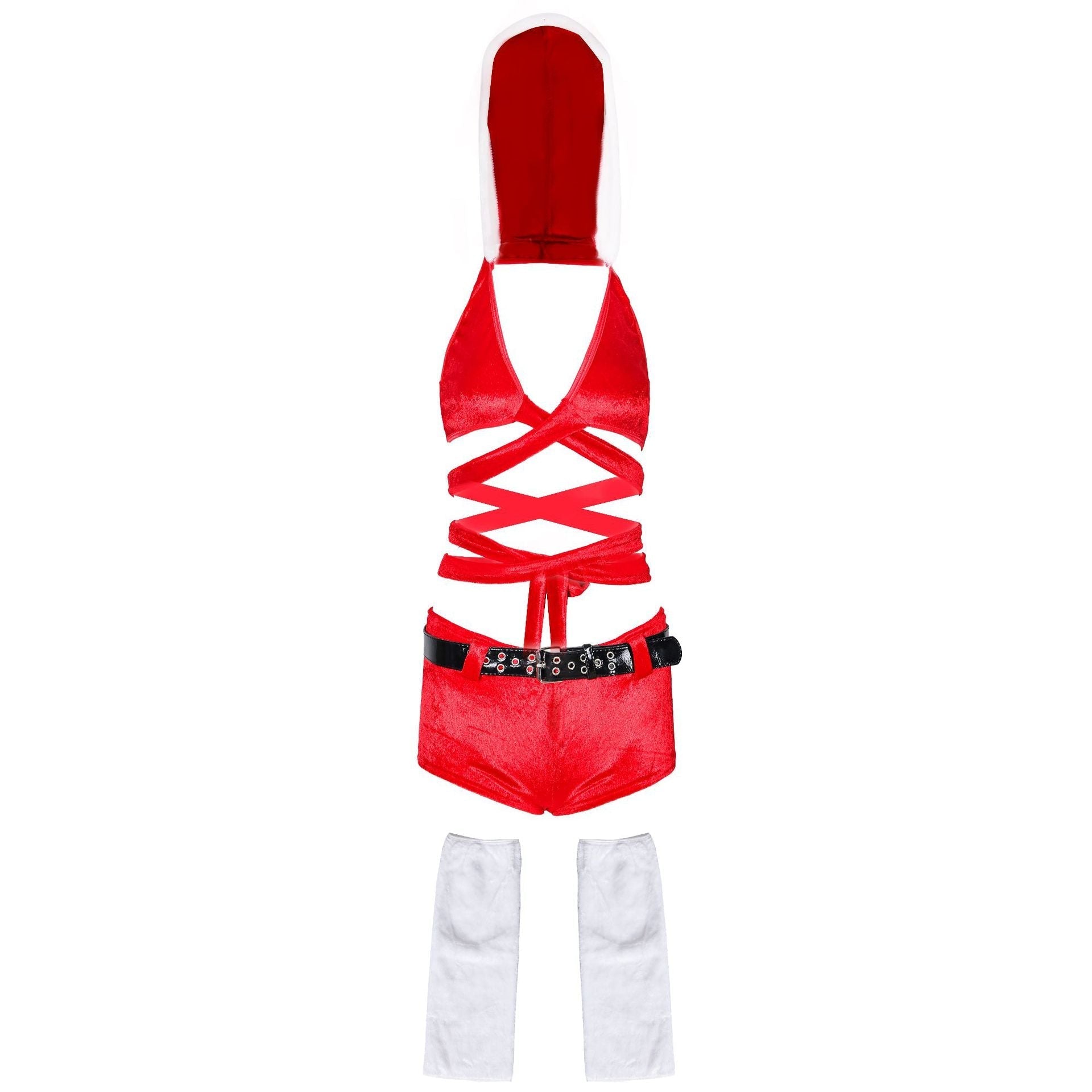 Halloweez Sexy Christmas Costumes - Festive Lingerie for Group Performances - Halloweez