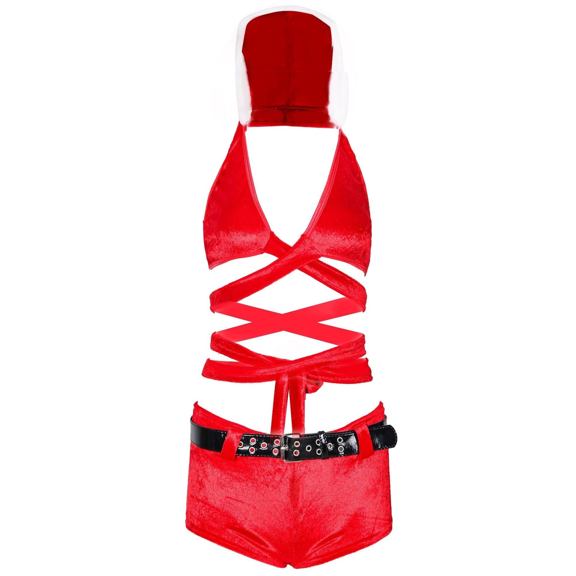 Halloweez Sexy Christmas Costumes - Festive Lingerie for Group Performances - Halloweez