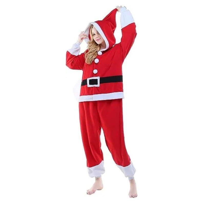 Halloweez Adult Couple Onesie Pajamas - Flannel Fleece Loungewear for Festive Cosplay - Halloweez