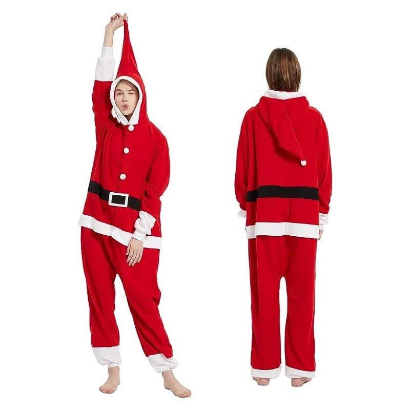 Halloweez Adult Couple Onesie Pajamas - Flannel Fleece Loungewear for Festive Cosplay - Halloweez
