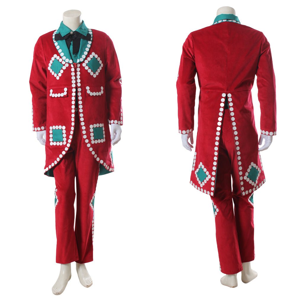 Christmas Red Uniform Men's Movie Cosplay Costume | Custom - Made Santa - Inspired Holiday Outfit for Cosplay & Events - Coscosmos