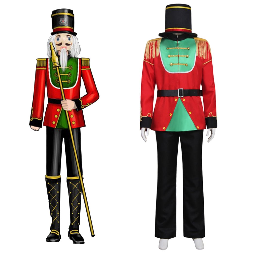 Classic Nutcracker Soldier Costume for Adults - Holiday Ballet & Christmas Themed Outfit - Coscosmos