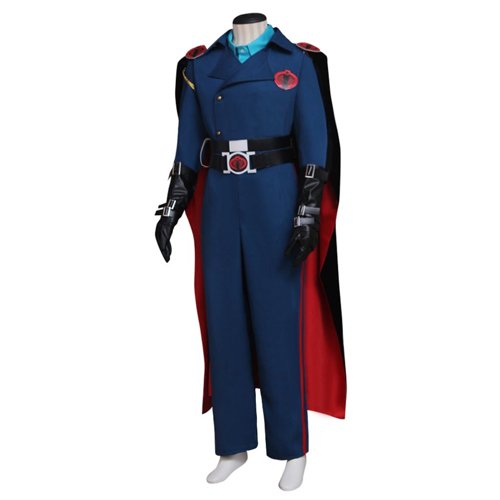 Cobra Commander Cosplay Costume with Cloak - Coscosmos